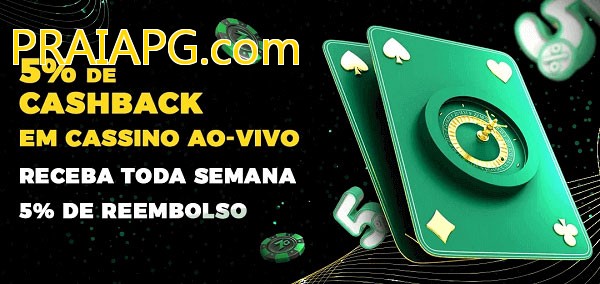 Promoções do cassino ao Vivo PRAIAPG.com